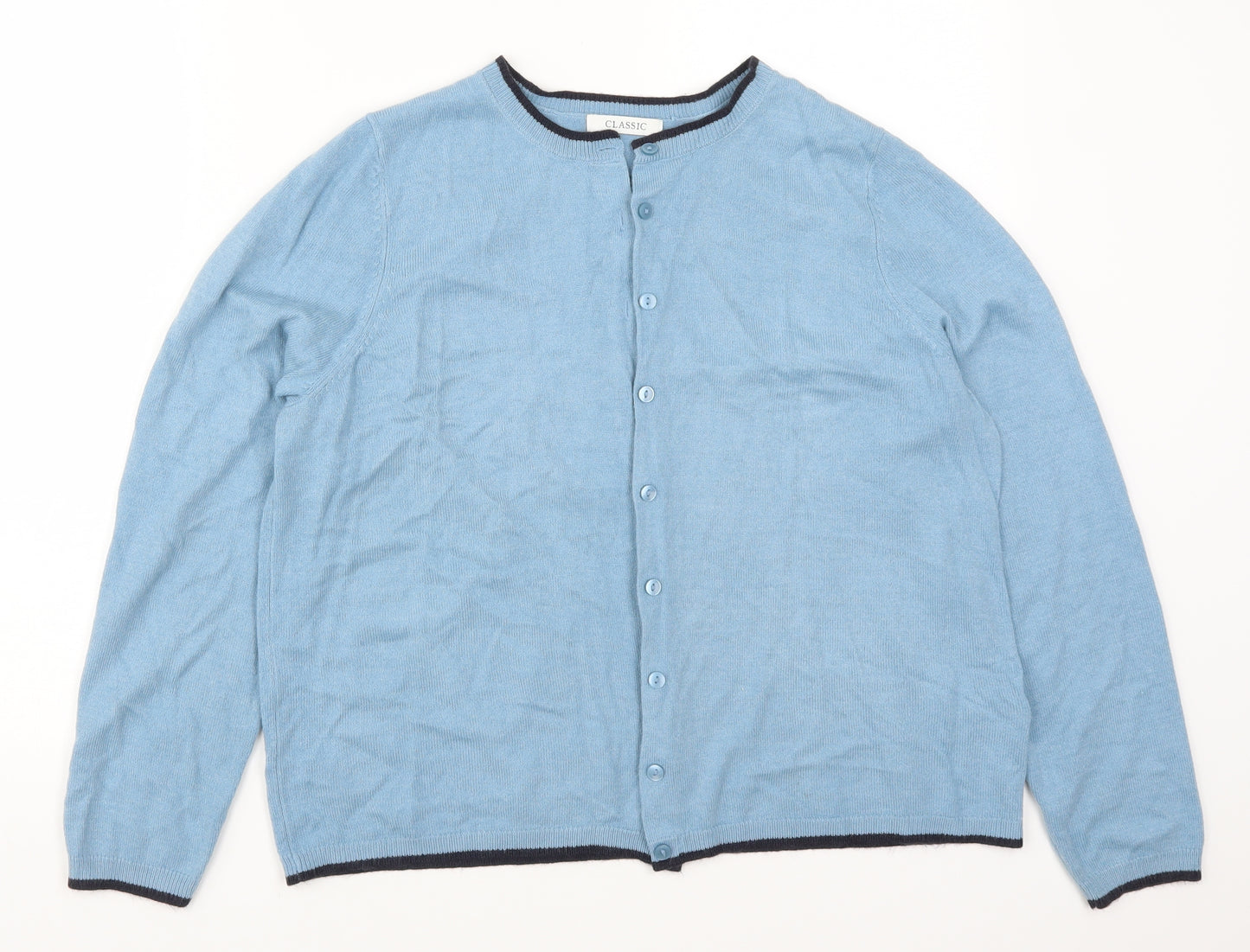Marks and Spencer Womens Blue   Cardigan Jumper Size 14