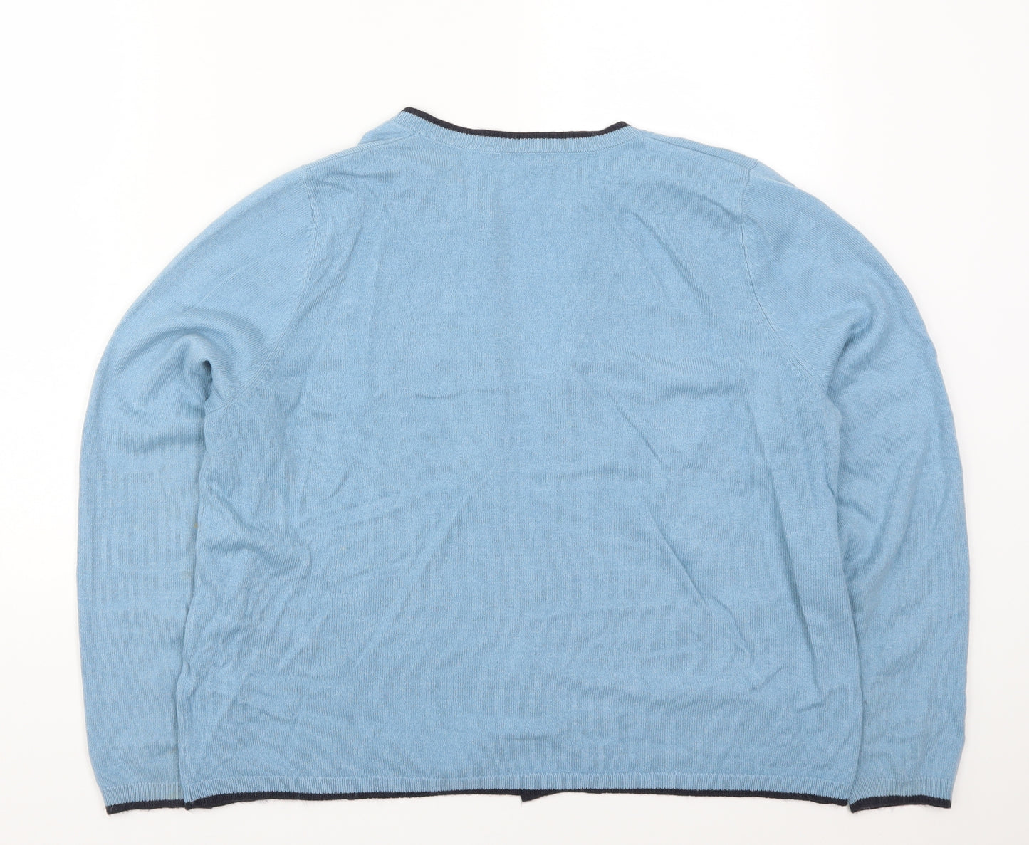 Marks and Spencer Womens Blue   Cardigan Jumper Size 14