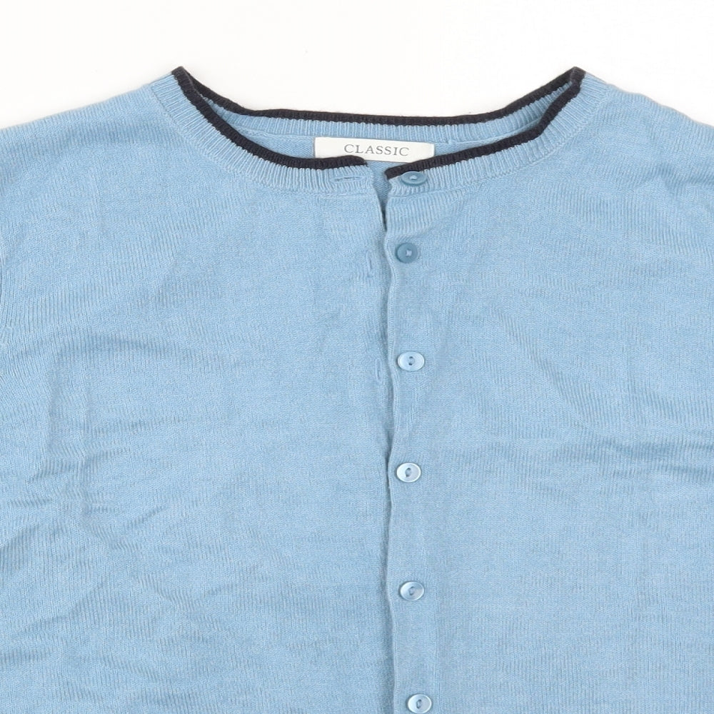 Marks and Spencer Womens Blue   Cardigan Jumper Size 14