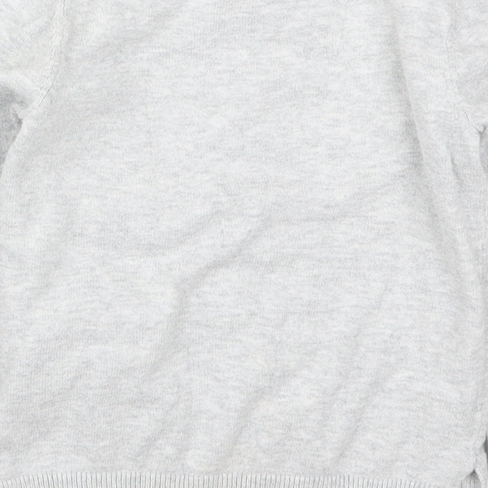 H&M Girls Grey   Pullover Jumper Size 5-6 Years  - Cute Mice