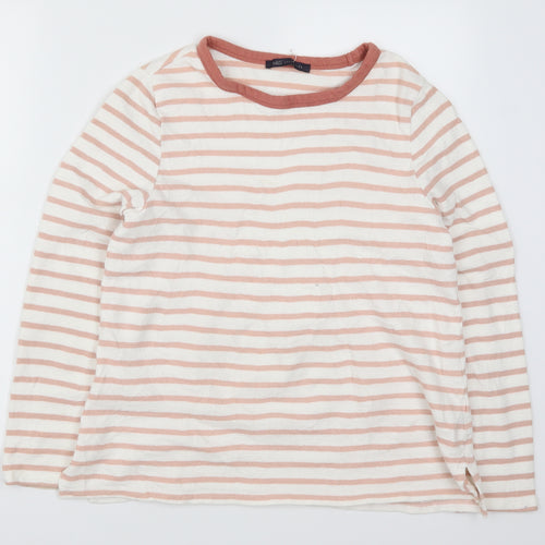 Marks and Spencer Womens Pink Striped  Pullover Jumper Size 12