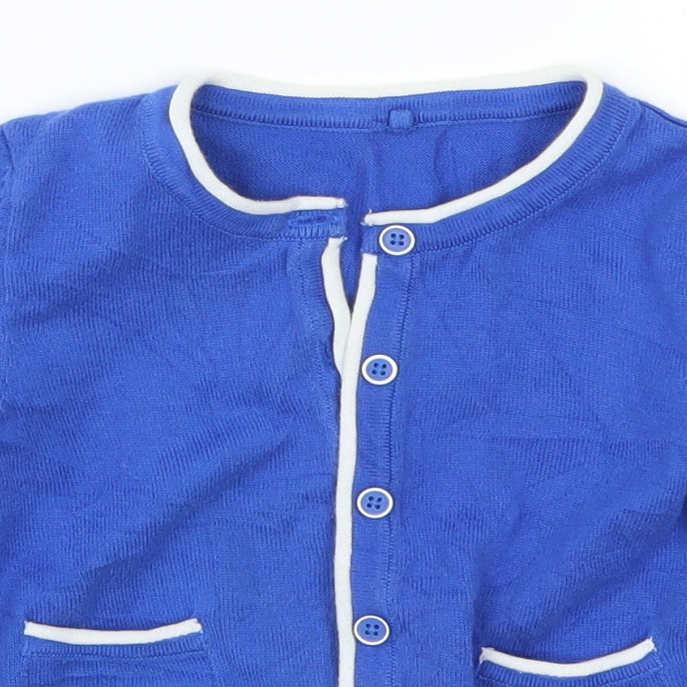 Marks and Spencer Girls Blue   Cardigan Jumper Size 4-5 Years