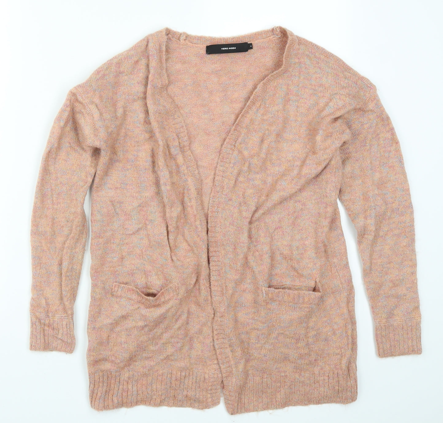 VERO MODA Womens Pink   Cardigan Jumper Size M