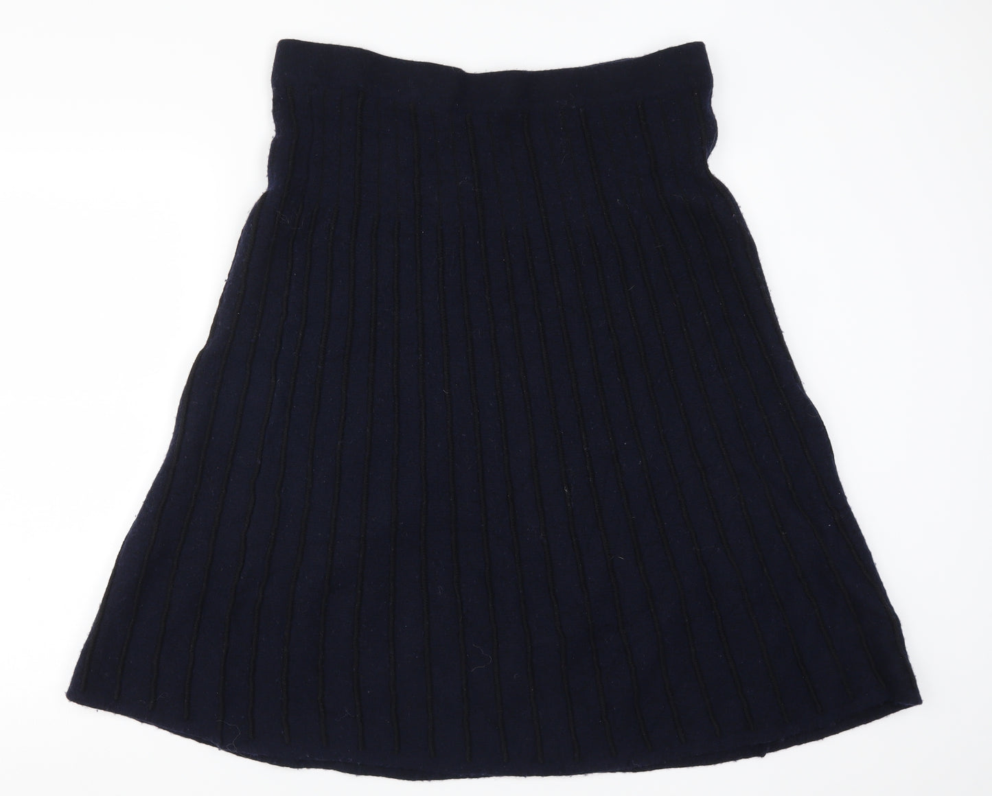 Marks and Spencer Womens Blue Striped  A-Line Skirt Size 20