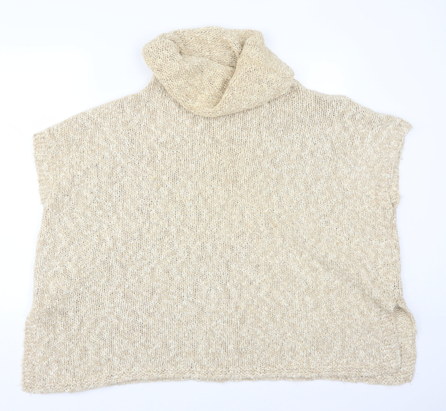 Sweater Shop Womens Beige  Knit Pullover Jumper One Size