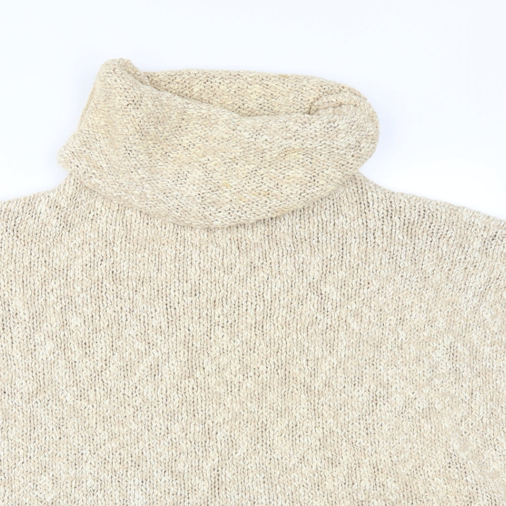 Sweater Shop Womens Beige  Knit Pullover Jumper One Size