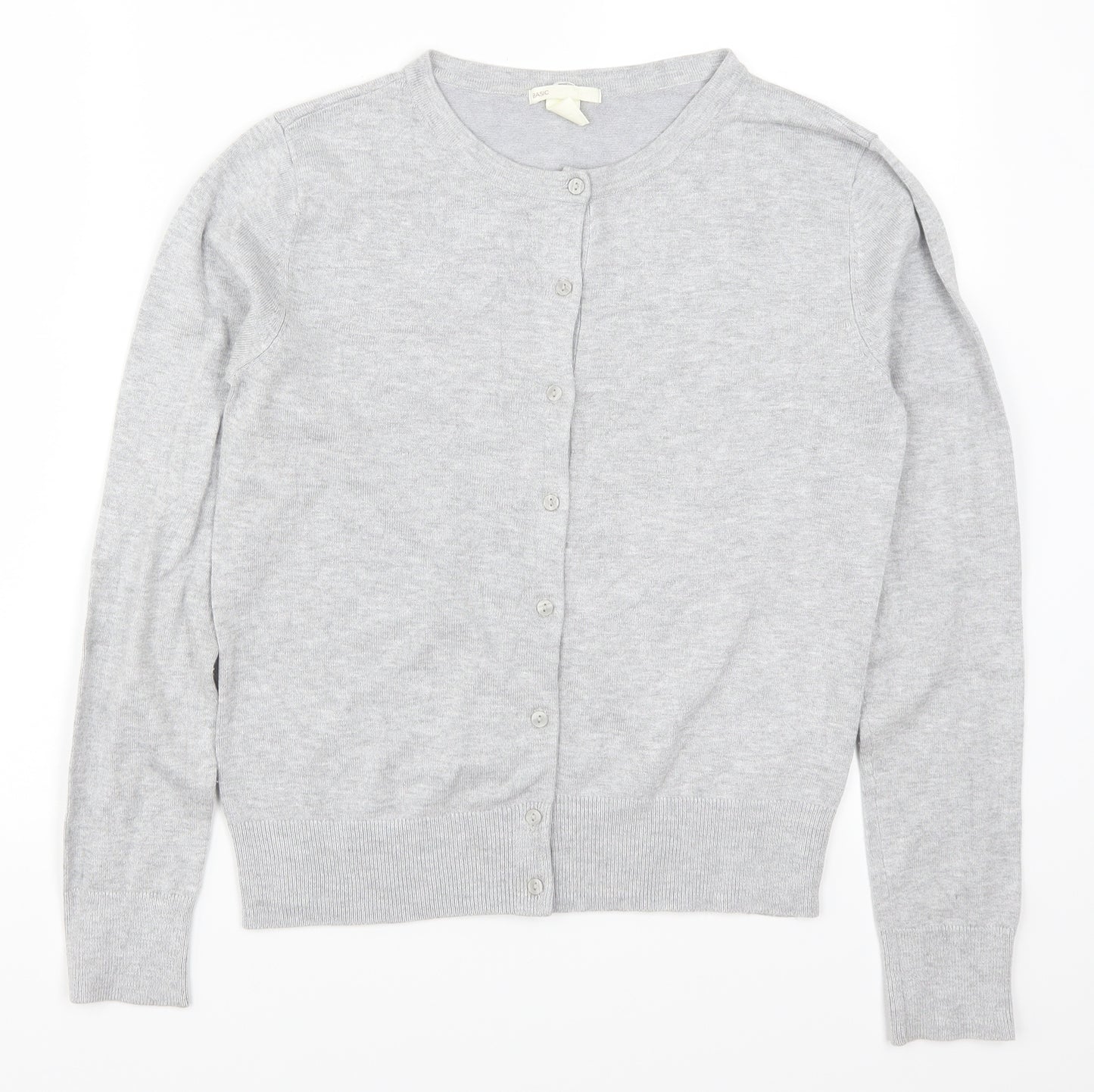 H&M Womens Grey   Cardigan Jumper Size S