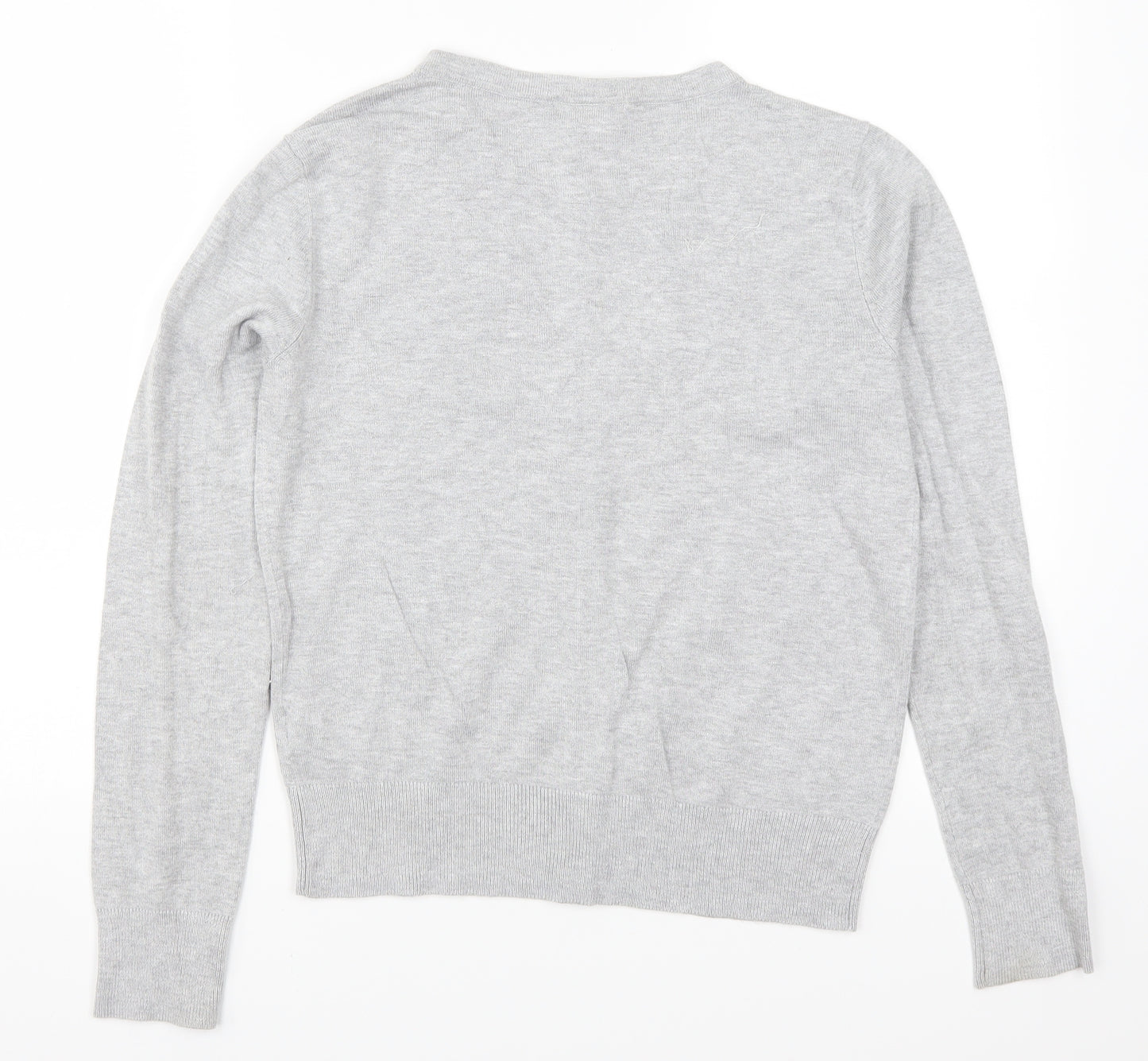 H&M Womens Grey   Cardigan Jumper Size S