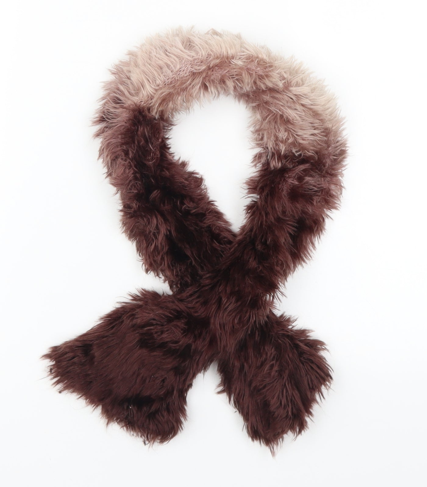 Preworn Womens Brown    Scarf   - Ombre