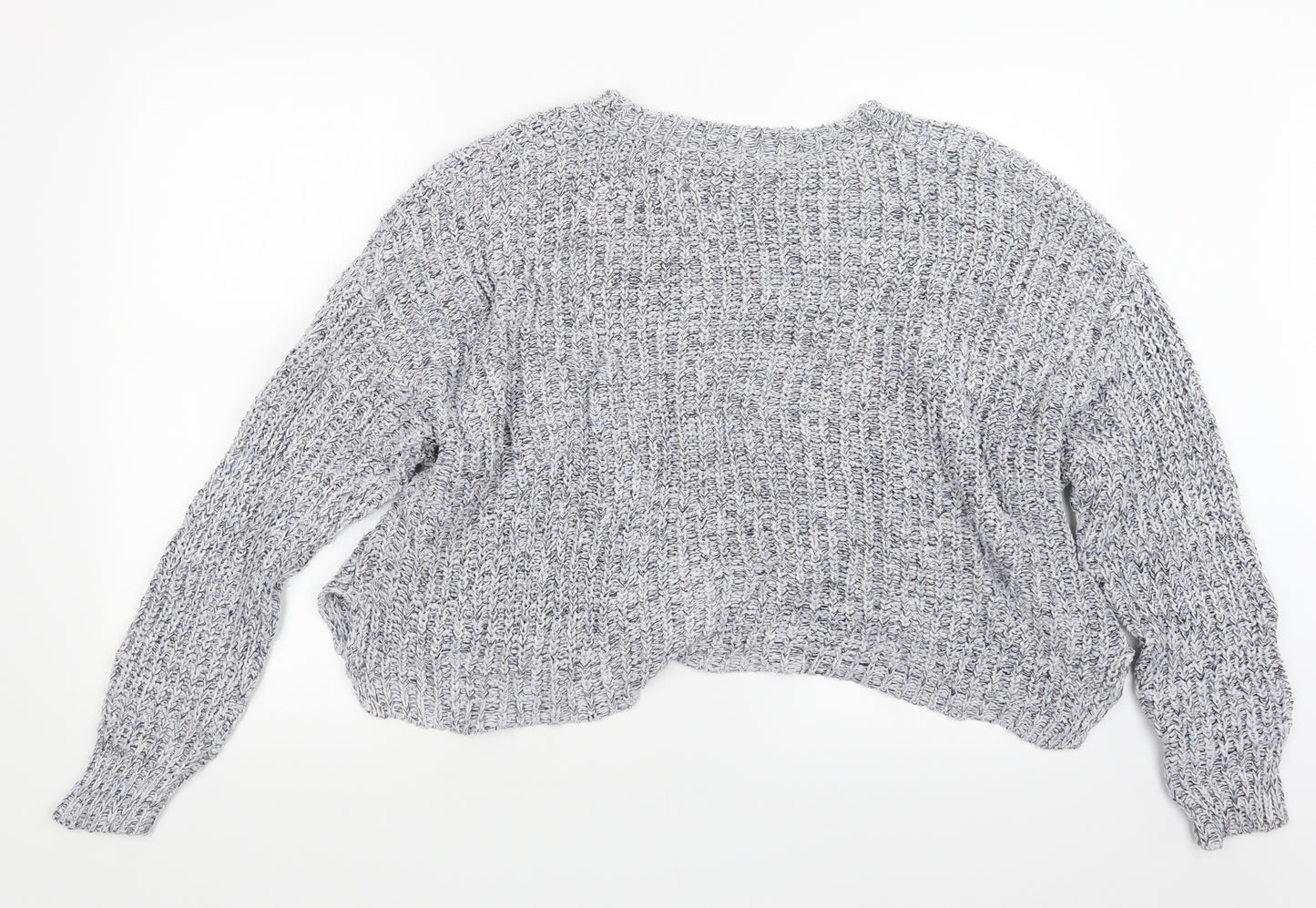 New Look Womens Blue  Knit Pullover Jumper Size L