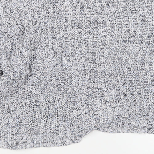 New Look Womens Blue  Knit Pullover Jumper Size L