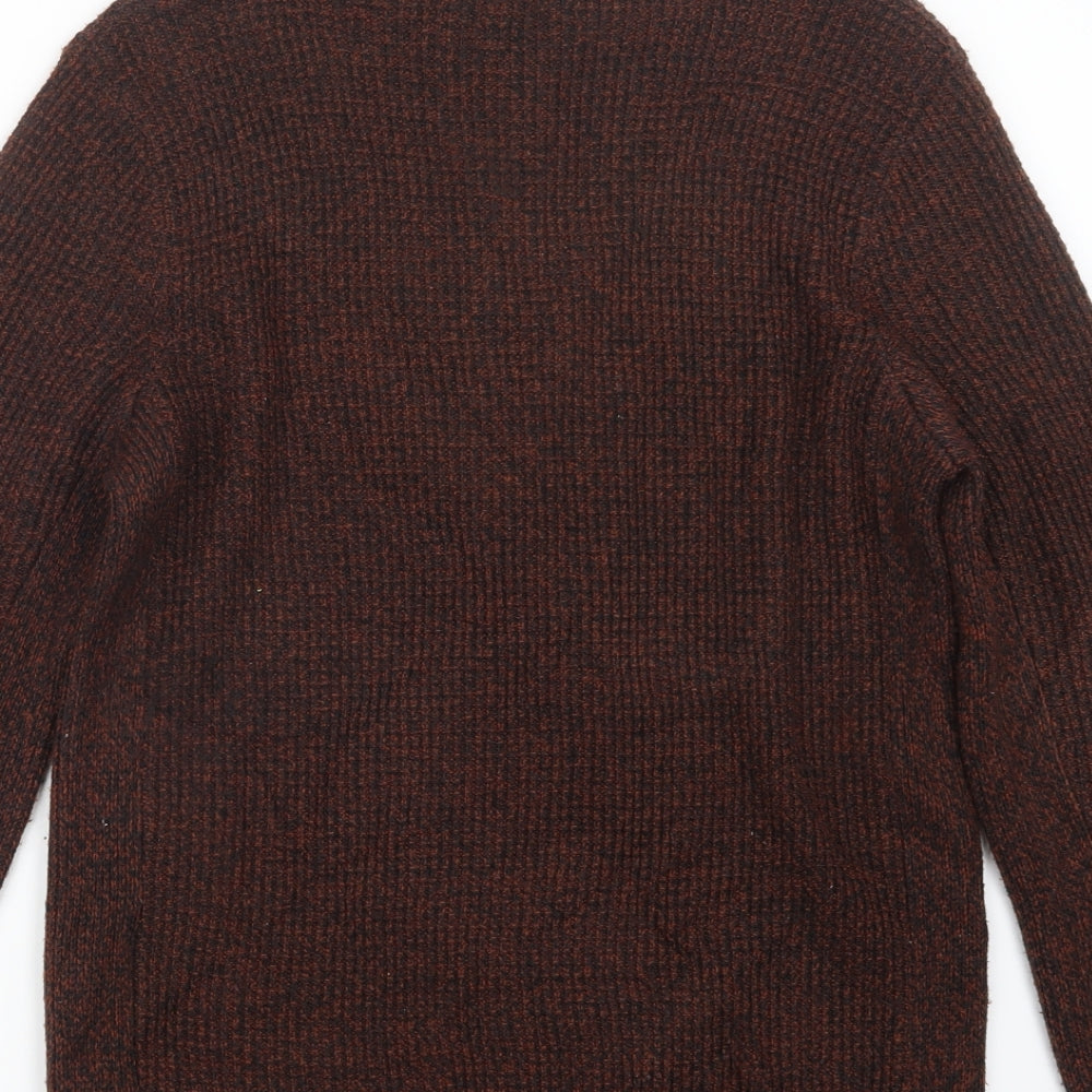 NEXT Mens Brown  Knit Pullover Sweatshirt Size L