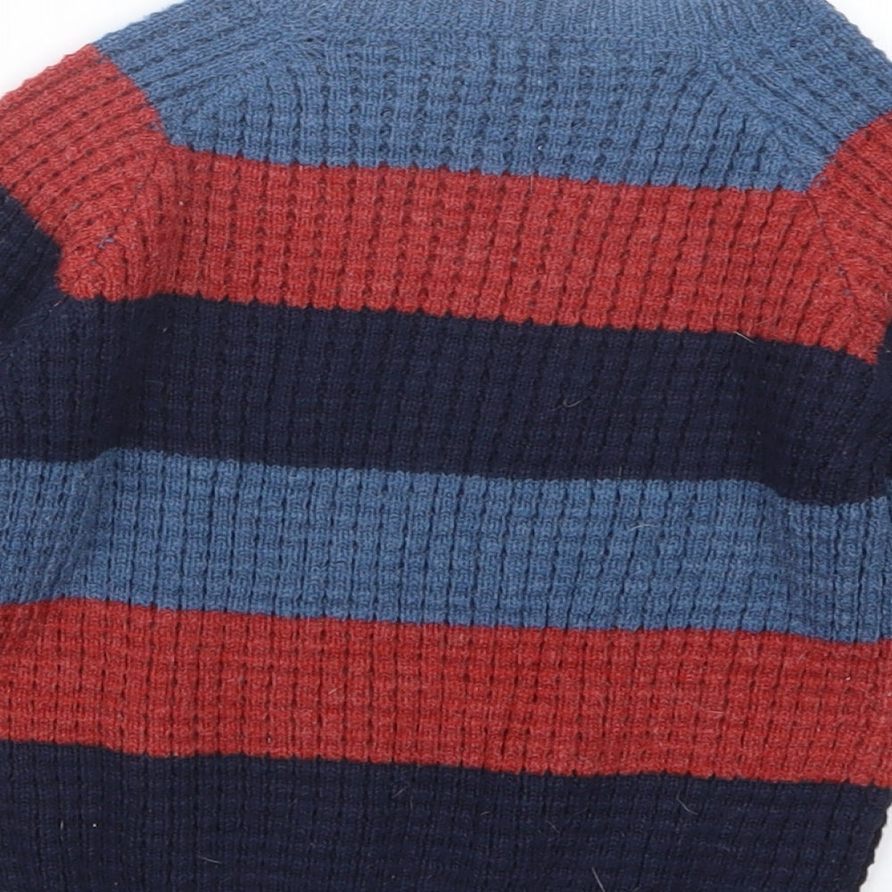 Rebel Boys Blue  Knit Pullover Jumper Size 2-3 Years