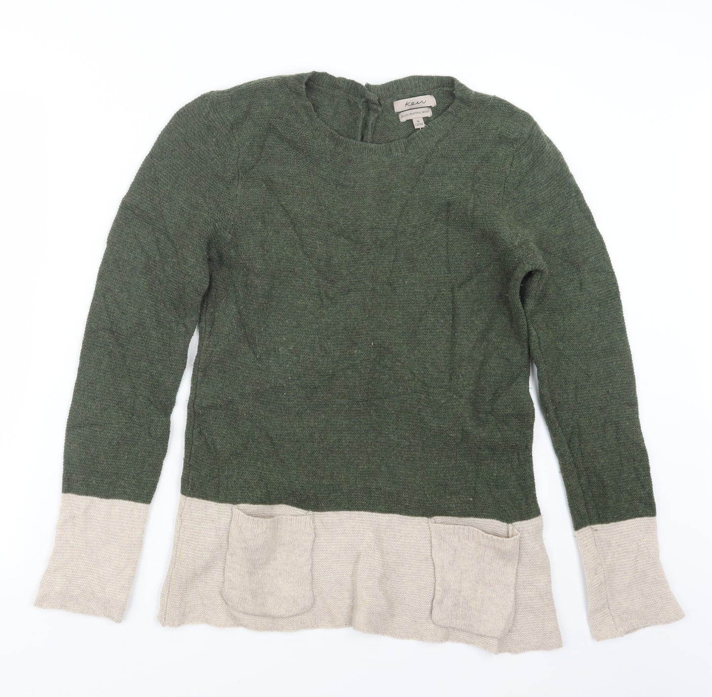 KEW Womens Green  Knit Pullover Jumper Size 12