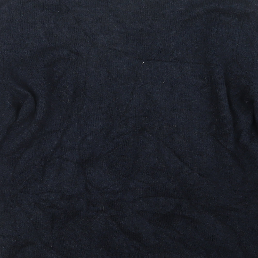 M&Co Womens Blue  Knit Pullover Jumper Size 12