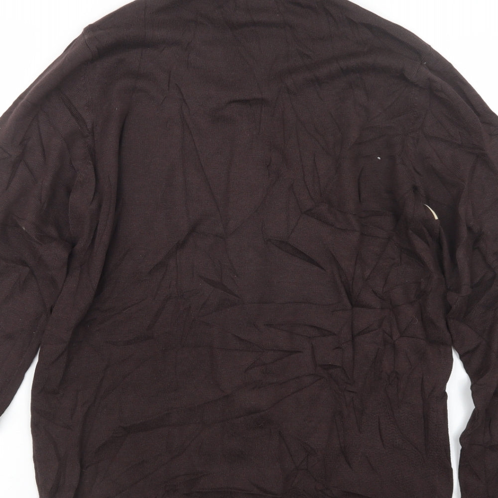 Thomas Brown Womens Brown  Knit Jacket  Size M