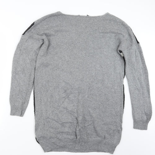 Preworn Womens Grey  Knit Pullover Jumper Size 12