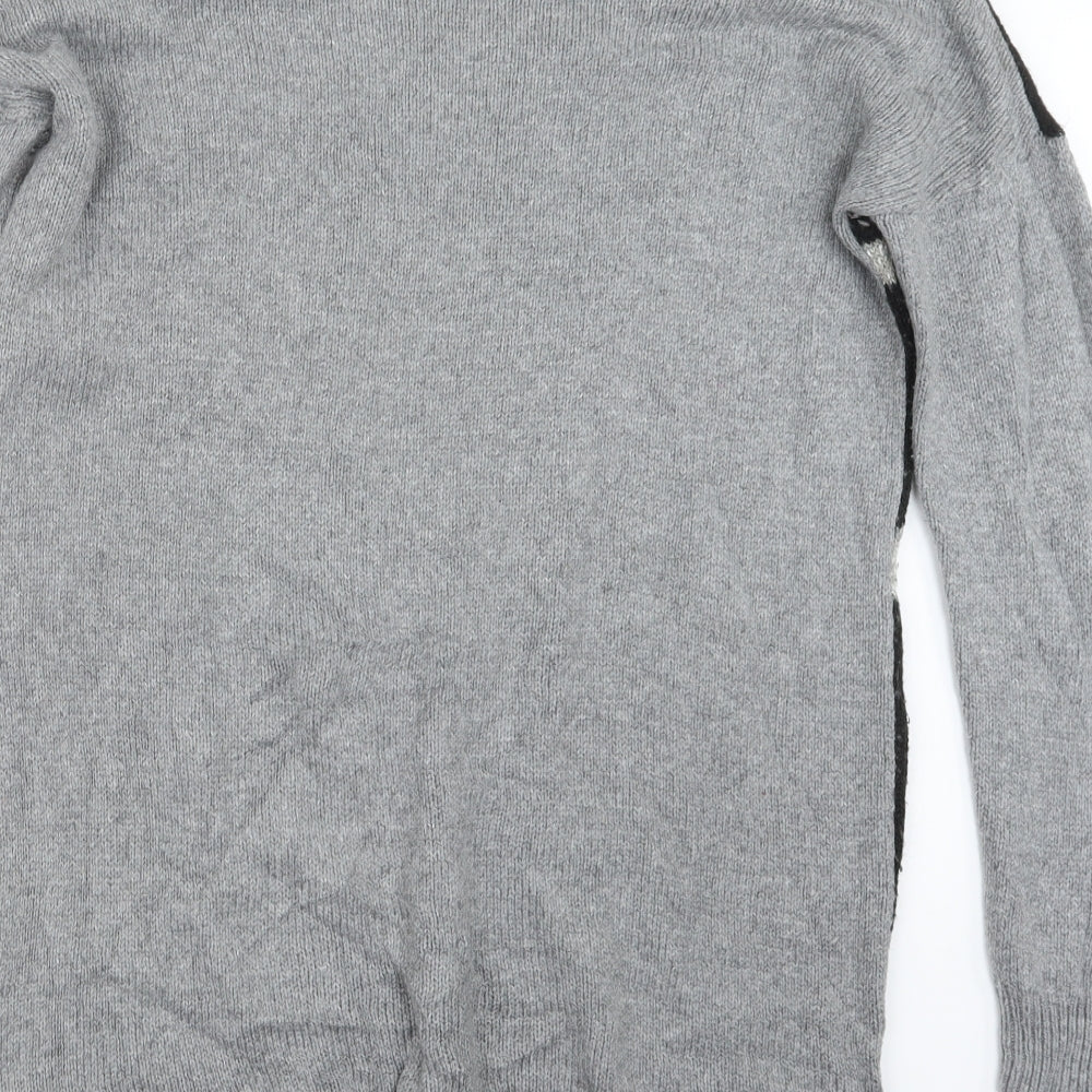 Preworn Womens Grey  Knit Pullover Jumper Size 12