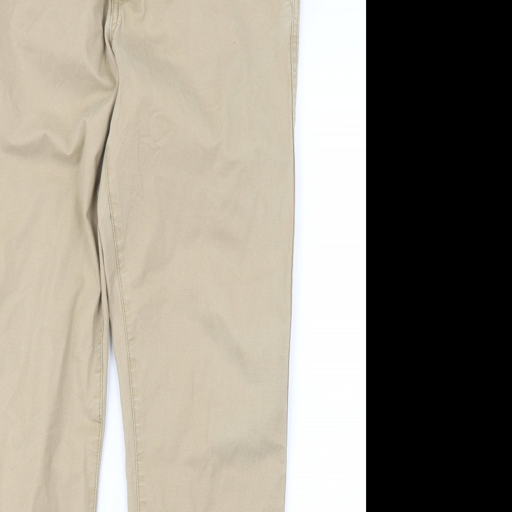 H&M Mens Beige   Chino Trousers Size 34 in L31 in