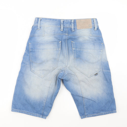 JACK & JONES Mens Blue  Denim Cargo Shorts Size 29 in