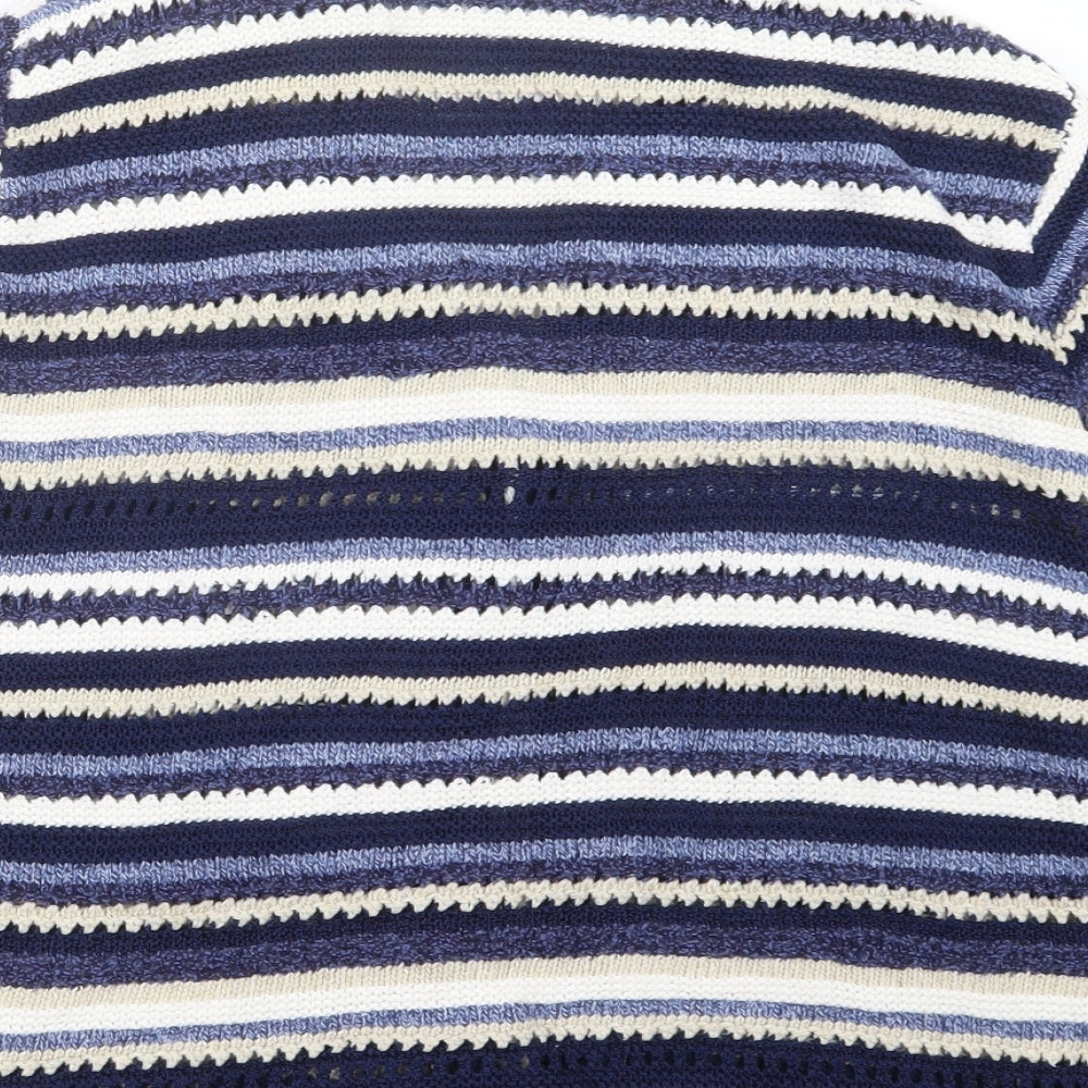 BHS Womens Blue  Knit Cardigan Jumper Size 14
