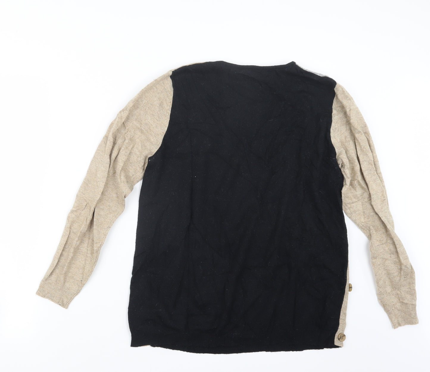 Signature Womens Beige  Knit Pullover Jumper Size M