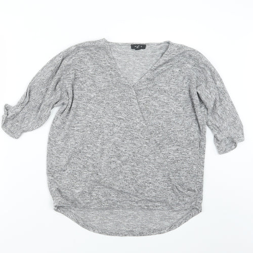 New Look Womens Grey   Pullover Jumper Size S