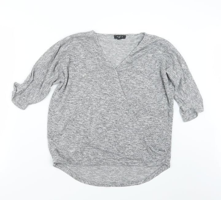 New Look Womens Grey   Pullover Jumper Size S