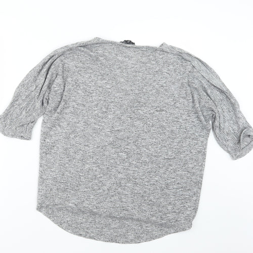New Look Womens Grey   Pullover Jumper Size S