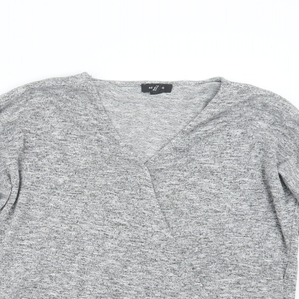 New Look Womens Grey   Pullover Jumper Size S