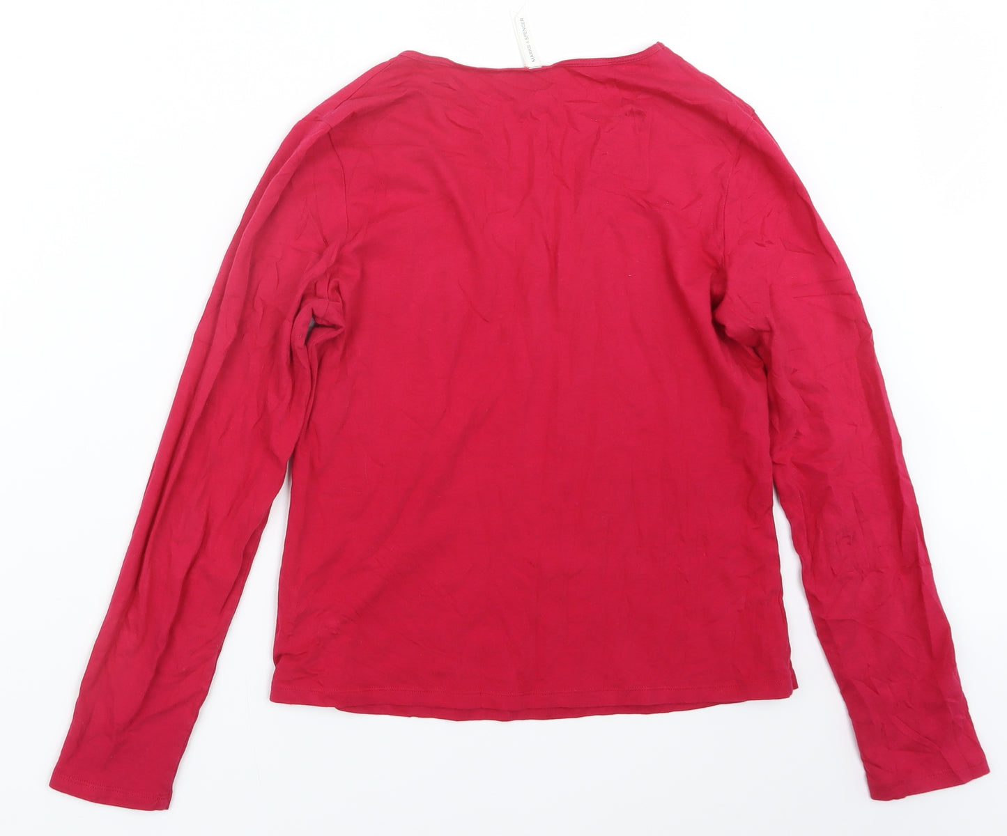 Marks and Spencer Womens Pink   Basic T-Shirt Size 14