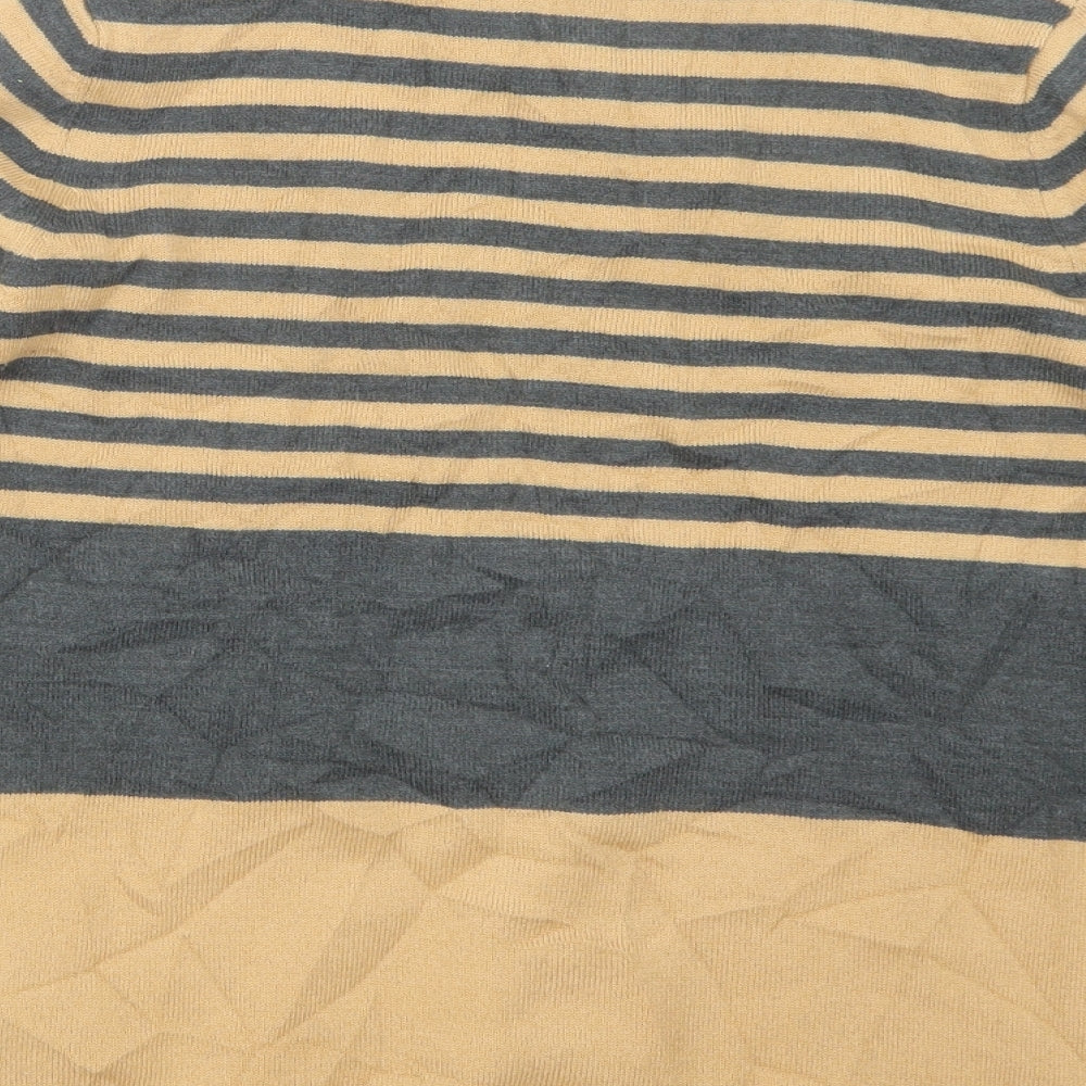 Marks and Spencer Womens Beige  Knit Pullover Jumper Size 10