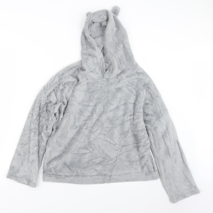 Preworn Womens Grey Pullover Hoodie Size S