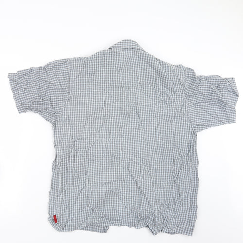 Preworn Mens Grey Camouflage   Button-Up Size M