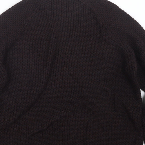 TU Mens Brown  Knit Pullover Jumper Size XL
