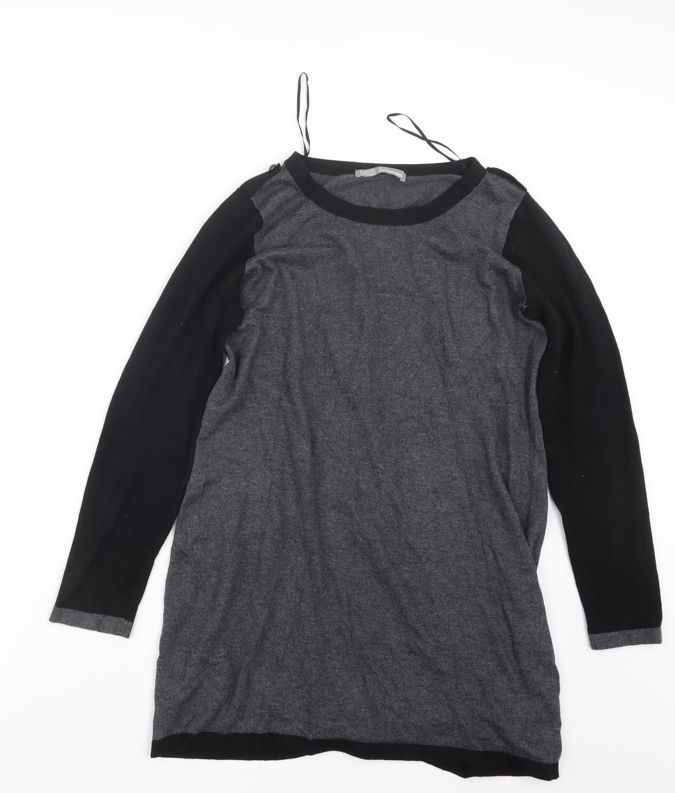 Marks and Spencer Womens Grey   Pullover Jumper Size 10