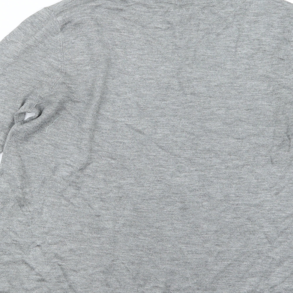 Warehouse Womens Grey  Knit Pullover Jumper Size 12