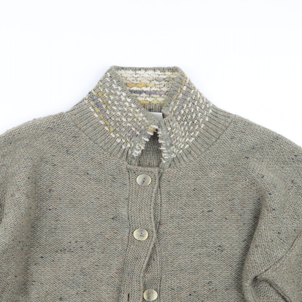 Decadence Mens Green  Knit Cardigan Jumper Size L
