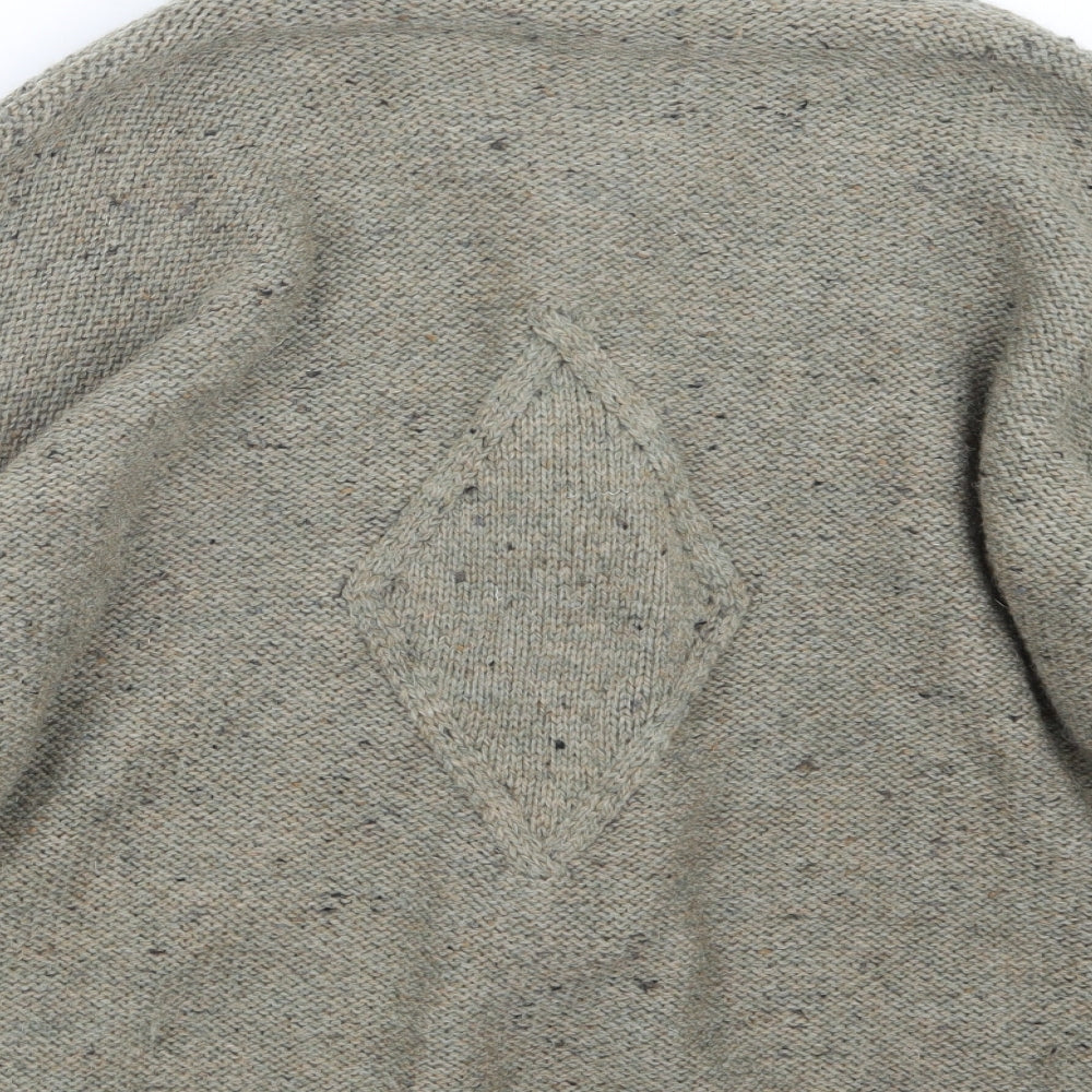 Decadence Mens Green  Knit Cardigan Jumper Size L