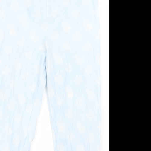 Young Dimension Girls Blue Geometric  Capri Pyjama Pants Size 9-10 Years