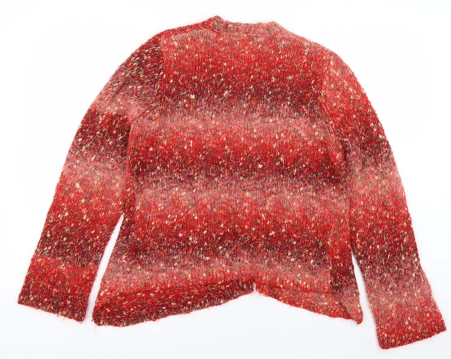 Per Una Womens Red  Knit Cardigan Jumper Size L