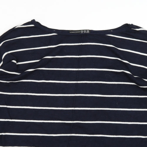 Atmosphere Womens Blue Striped Knit Pullover Jumper Size 14