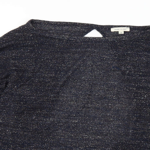 River Island Womens Blue   Basic T-Shirt Size 6