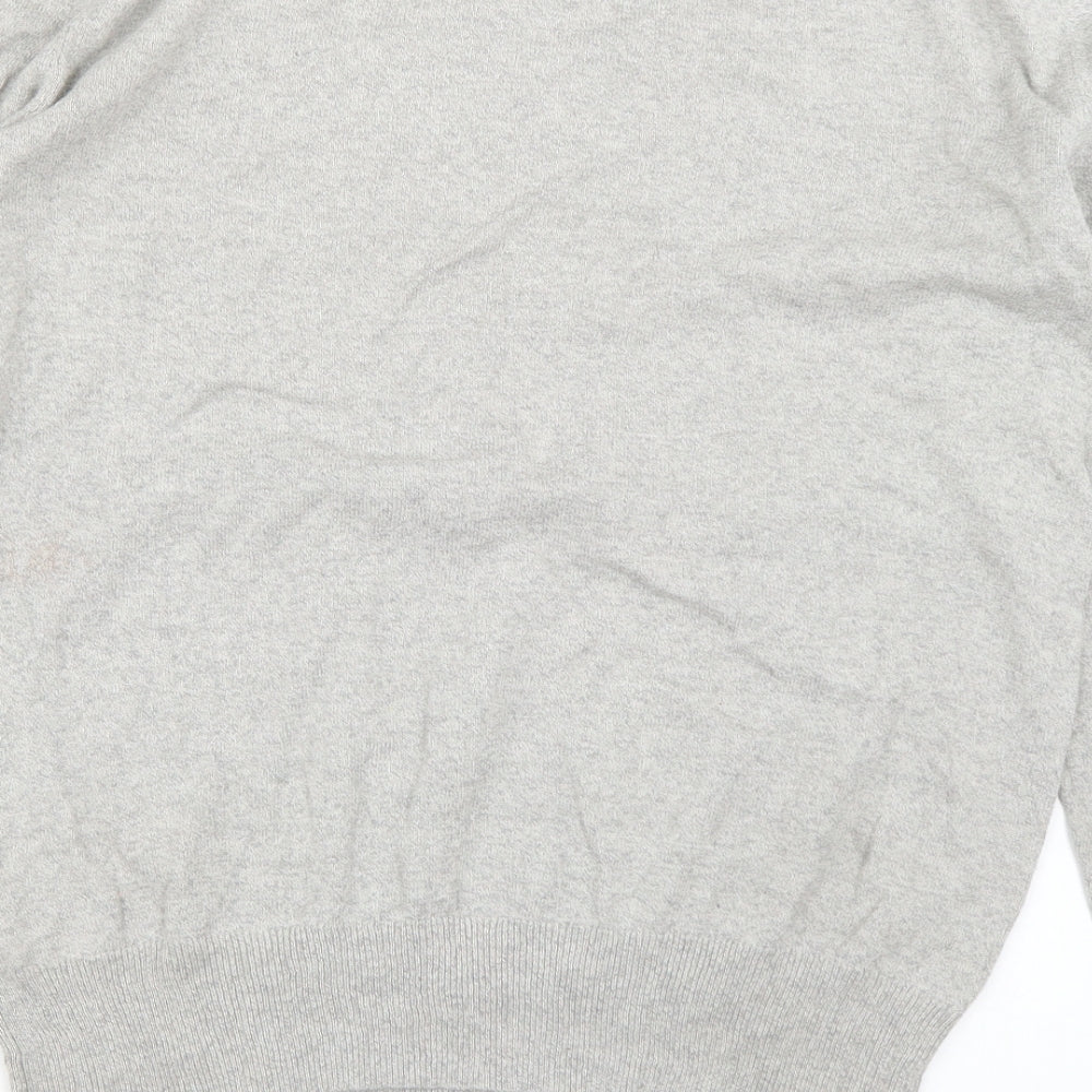 Superdry Mens Grey  Knit Pullover Jumper Size M