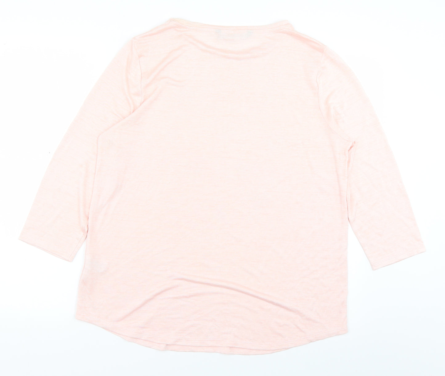 Bonmarché Womens Pink   Basic T-Shirt Size 16