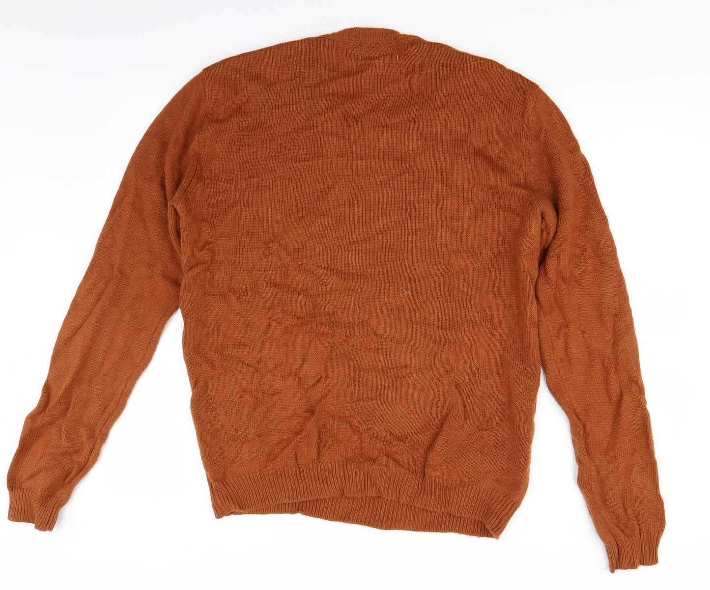 Topman Mens Brown  Knit Pullover Jumper Size M  - Christmas Jumper Reindeer