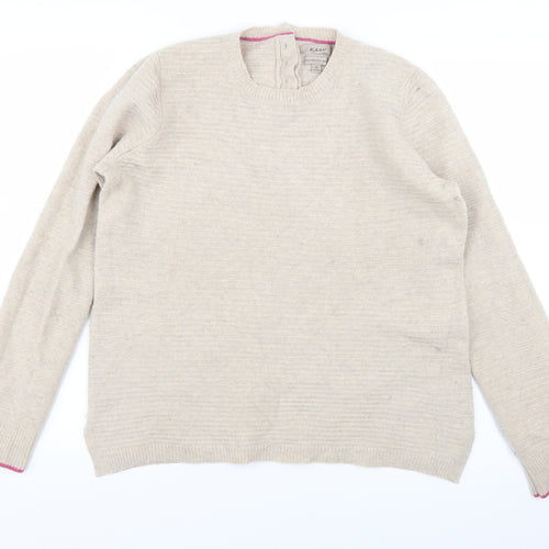 KEW Womens Beige   Pullover Jumper Size XL