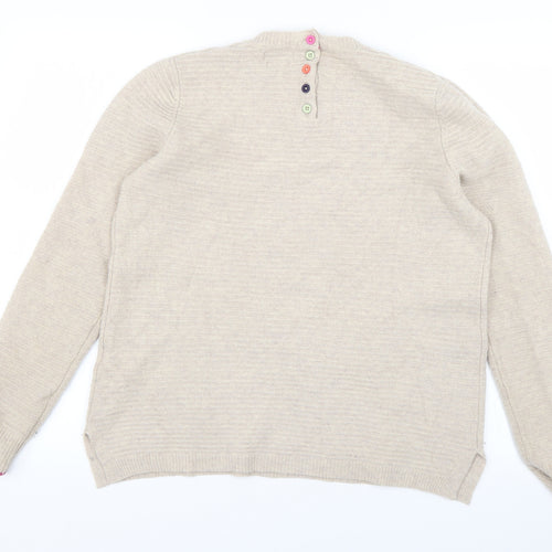 KEW Womens Beige   Pullover Jumper Size XL
