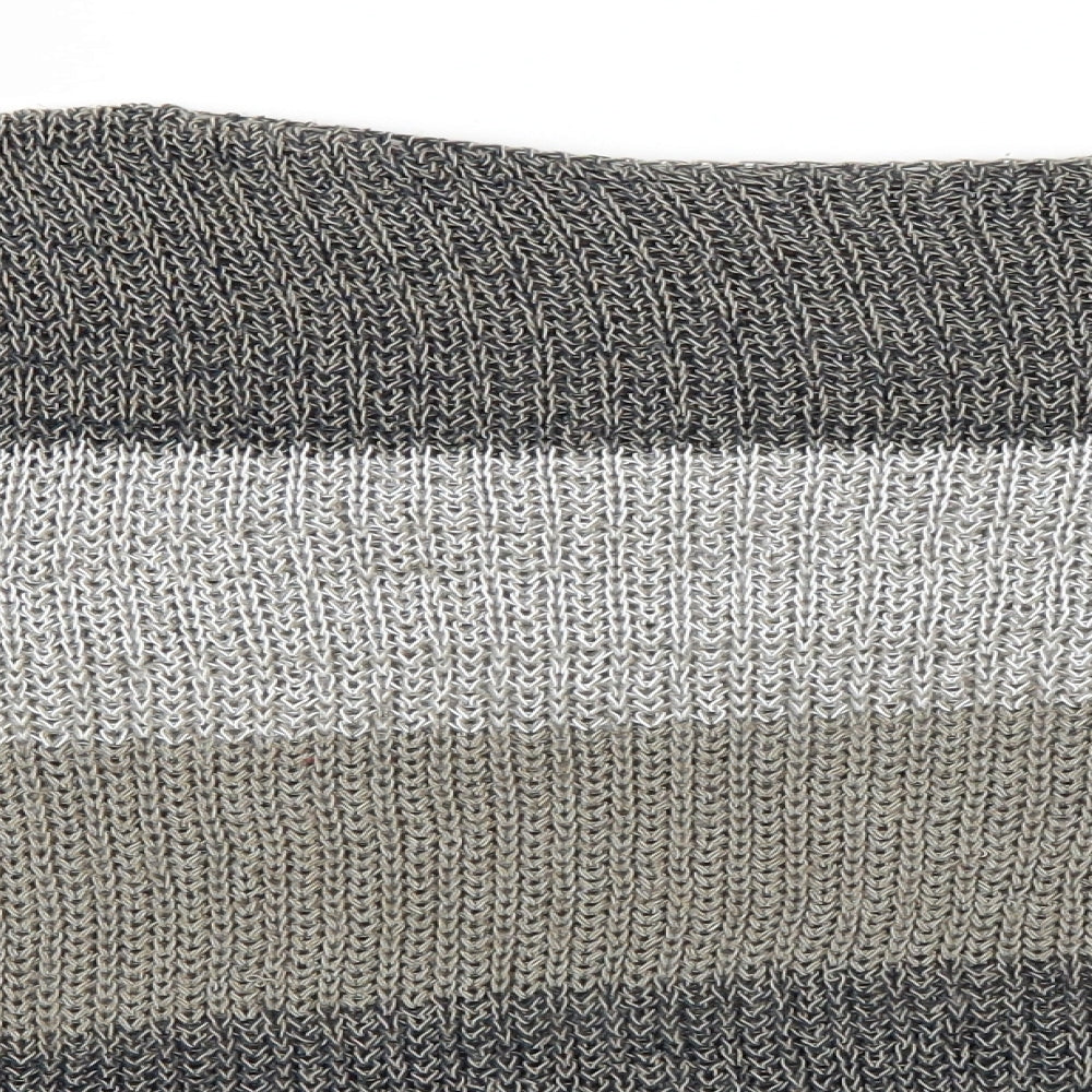 Phase Eight Womens Blue Striped Knit Pullover Jumper Size S