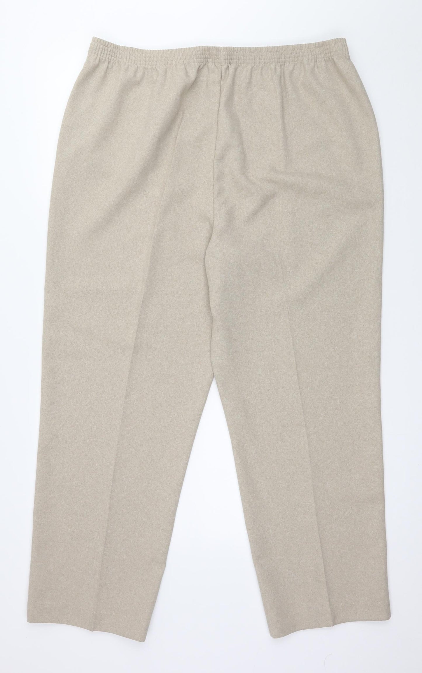 Bonmarché Womens Beige   Trousers  Size 18 L28 in